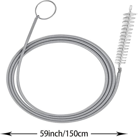 Extra Long Pipe Tube Cleaner Fridge Drain Pipe Dredging Tool Flexible Drain - Image 2