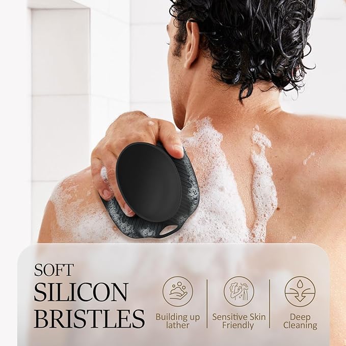 Soft Silicone Body Scrubber, Gentle Like a Hand Exfoliating Your Skin and Build - Image 2