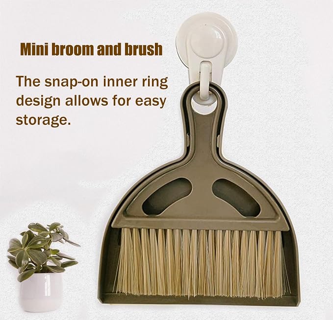 Mini Broom and Small Dustpan Brush - Image 5
