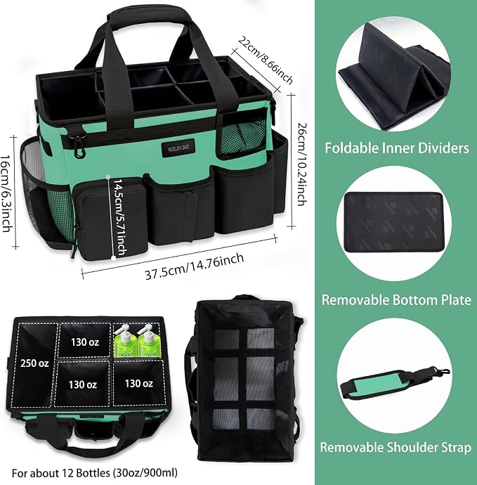 Wearable Cleaning Caddy Bag, Cleaning Supply Tote - Image 2
