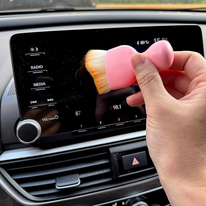 Car Detailing Brush, Soft Bristle Cleaning Brush, Scratch-Free Auto Duster Tool - Image 6