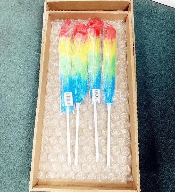 Hofumix Feather Duster Car Duster Hand Duster Static Dusting Brush Hand Grips - Image 4