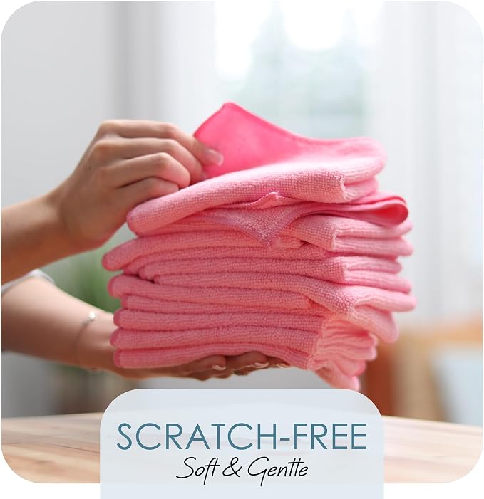 Hearth & Harbor Microfiber Cleaning Cloth Microfiber Towels - Image 4