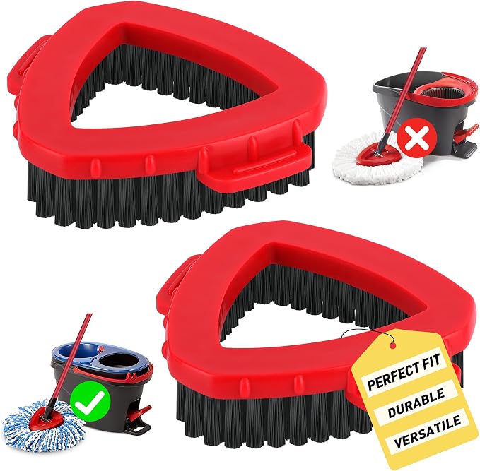2 Pack Scrub Brush Replacement Head by TidyMonster