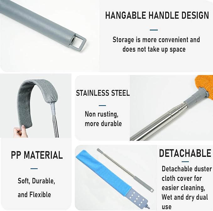 100 inches Retractable Gap Dust Cleaner Cleaning Tools - Image 3