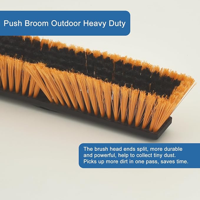 PBHEPJ 18 Inchs Push Broom Outdoor Heavy Duty, Shop Broom - Image 5