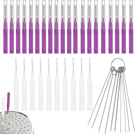 40pcs Shower Head Cleaner Tools, 2 Designs Shower Head Cleaning Brushes by Unknown