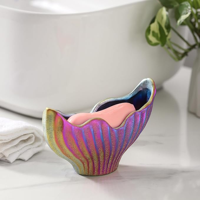 Sponge Holder for Kitchen Sink, Ceramic Dish Sponge Holder - Image 9