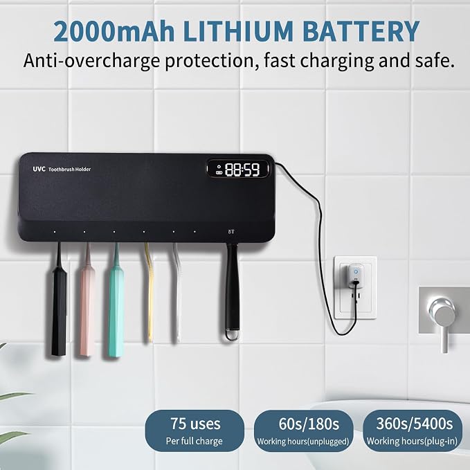 ZOZOO UV Toothbrush Sanitizeri Holder - Image 5