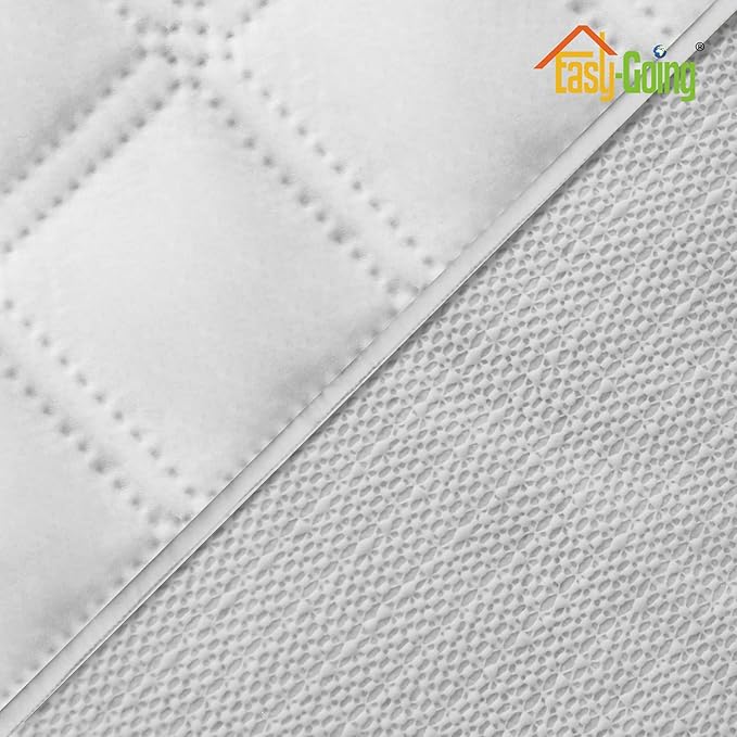 Easy-Going Sofa Slipcover Waterproof Oversized Couch Cover Non-Slip Sofa Cover for 3 Cushion Couch Washable Furniture Protector for Pets Kids Children Dog (Oversized Sofa, White)