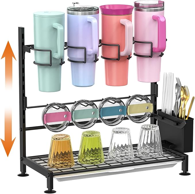 Housolution Water Bottle Organizer Drying Rack by Housolution