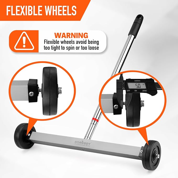 HORUSDY 17-Inch Rolling Magnetic Sweeper - Image 2