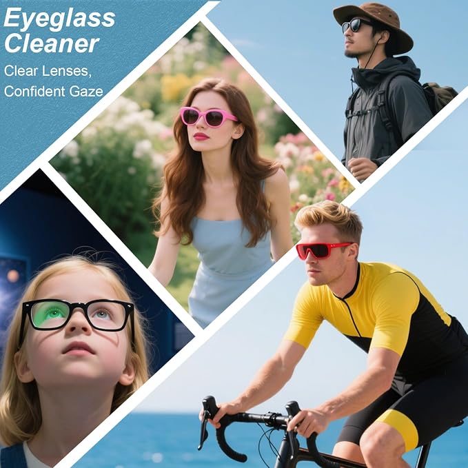 2-Pack Eye Glasses Cleaner Spray, Travel-Sized Screen Cleaning Kit - Image 5
