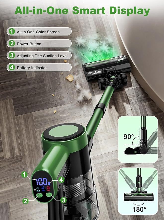 Cordless Vacuum Cleaner, 58Kpa Vacuum Cleaners - Image 3