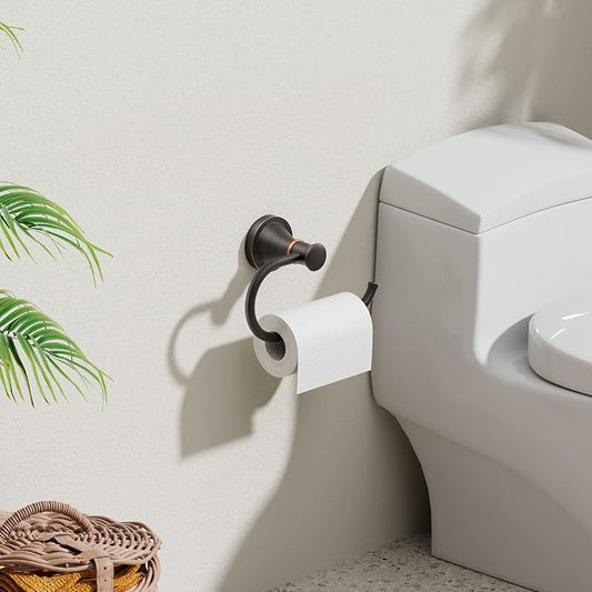 BESy Oil Rubbed Bronze Toilet Tissue Paper Holder Oil Rubbed Bronze Bathroom - Image 2