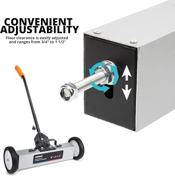 NEIKO 53415A 18” Rolling Magnetic Sweeper - Image 5