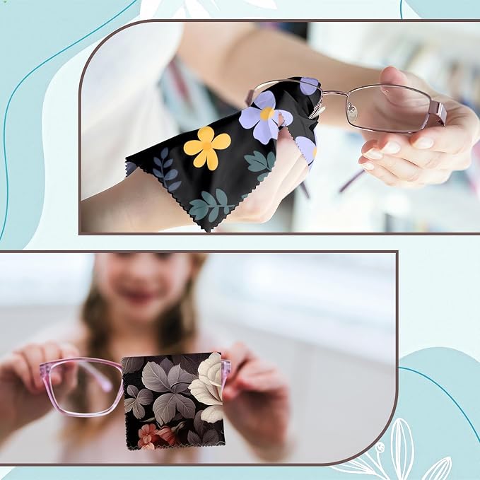 6 PCS Glasses Cleaning Cloth Eyeglass Lens Microfiber Cleaning Cloth Reusable - Image 5