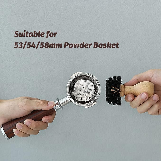 MHW-3BOMBER Coffee Portafilter Cleaning Brush Espresso Machine Portafilter - Image 2
