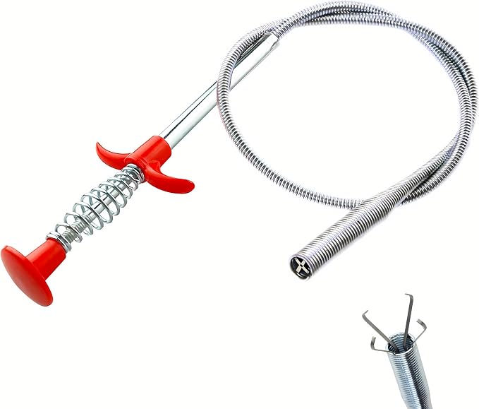 Drain Snake, Drain Clog Remover by DOMEJO