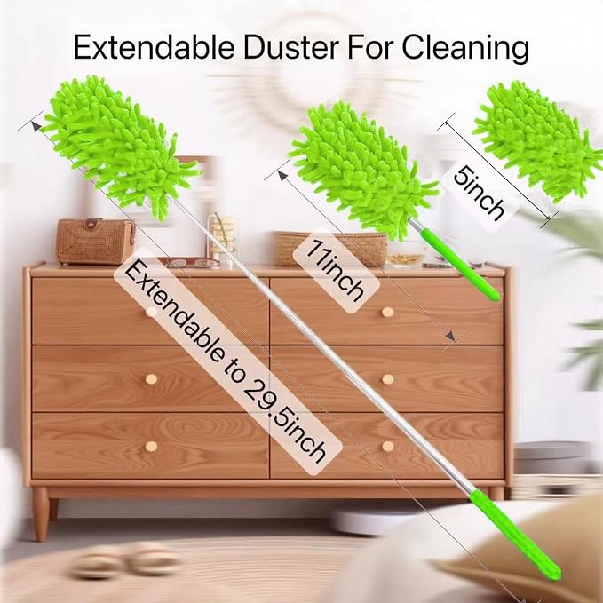 Microfiber Duster for Cleaning, Small Dusters for Cleaning Office Car Computer - Image 2