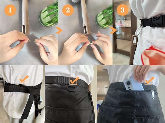 Waterproof Cleaning Apron with 7 Pockets, Cleaning Supplies - Image 7