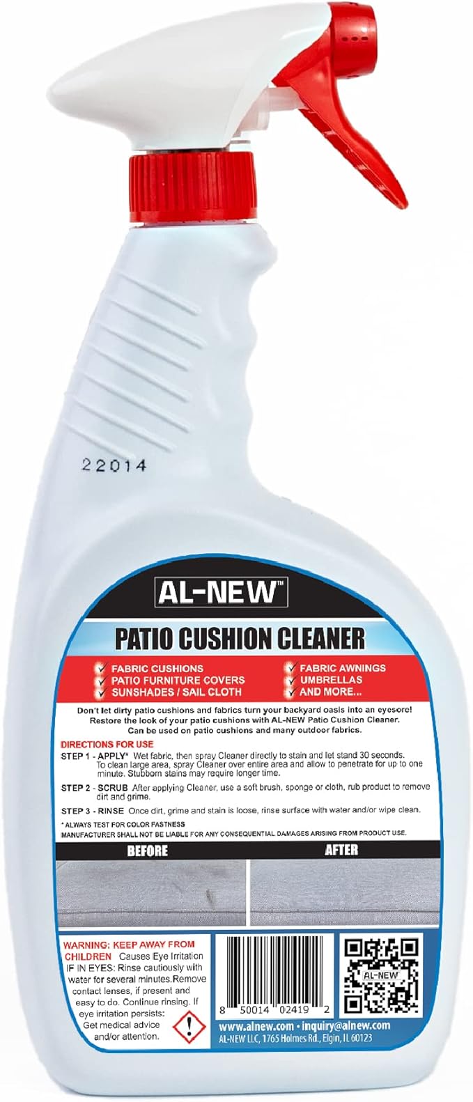 AL-NEW Patio Cushion Cleaner | Safe - Image 6