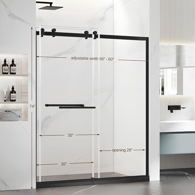 Paris Shower Door, Bathroom Shower Door - Image 2