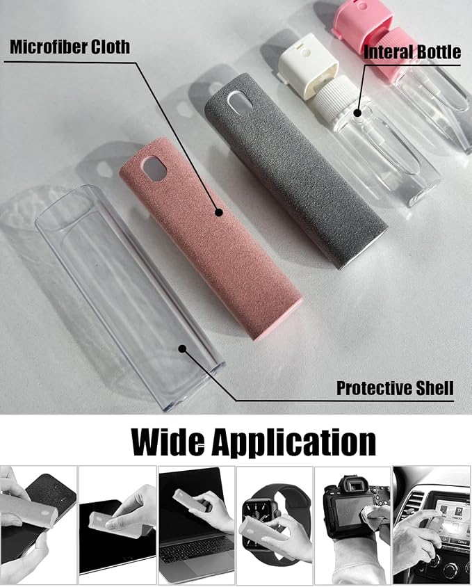 Touch Screen Cleaner Screen Cleaner Spray and Wipe Mini Cleaning Kit - Image 2