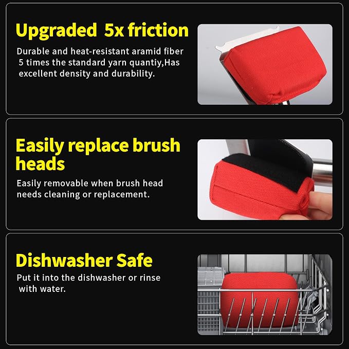 Grill Brush Bristle Free - Image 6