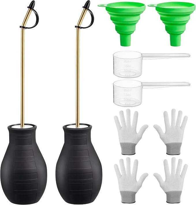 2 Pack Diatomaceous Earth Powder Duster, 8OZ Garden Powder Applicator Dispenser by Acomfortablehomestartshere