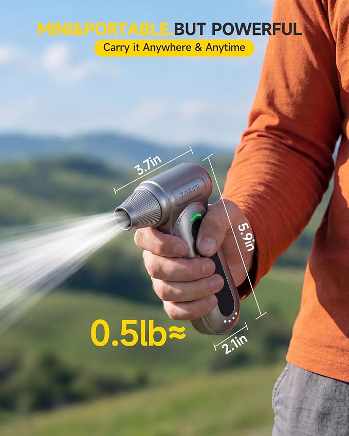 Electric Compressed Air Duster, 170000RPM High-Speed Cordless Air Blower - Image 6