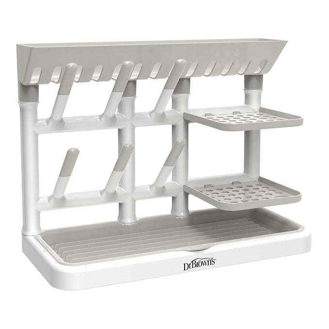 Dr. Brown's Drying Tower, Stand-Up Drying Rack, Countertop Baby Bottle Drying - Image 2