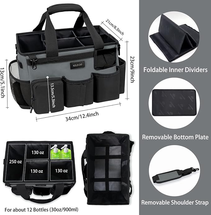Wearable Cleaning Caddy Bag, Cleaning Supply Tote - Image 2