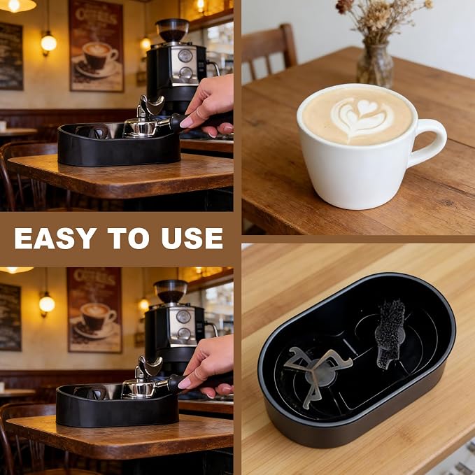 Premium Espresso Clean Holder, Coffee Portafilter Cleaning Kit, Coffee Machine - Image 4