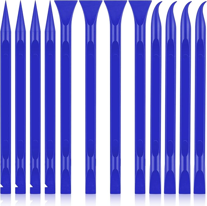 12 PCS Carbon Fiber Plastic Scrapers Tool, Non-Scratch Scraper Tool by Unknown