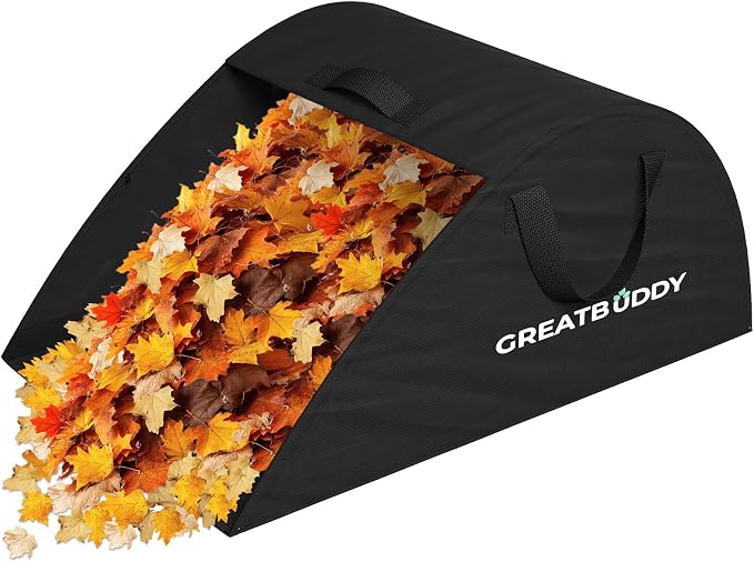 GreatBuddy Leaf Collector, Portable Lawn Bag, 26 Gallon Yard Waste Bag Oxford by GreatBuddy