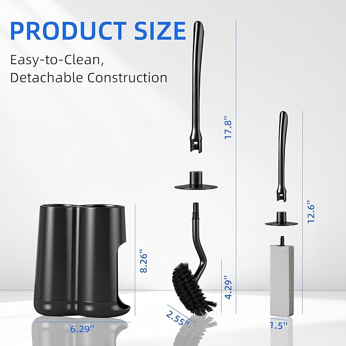 Toilet Brush and Holder Set - Image 2