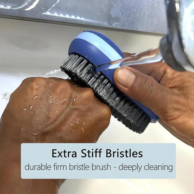 Heavy Duty Nail Brush for Cleaning Fingernails Two Sided Fingernail Scrub Brush - Image 4