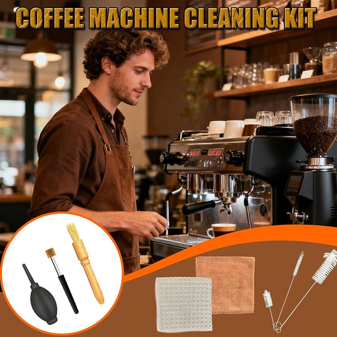 Coffee Brush, Coffee Grinder Cleaning Brush kit, Espresso Machine Cleaning - Image 7
