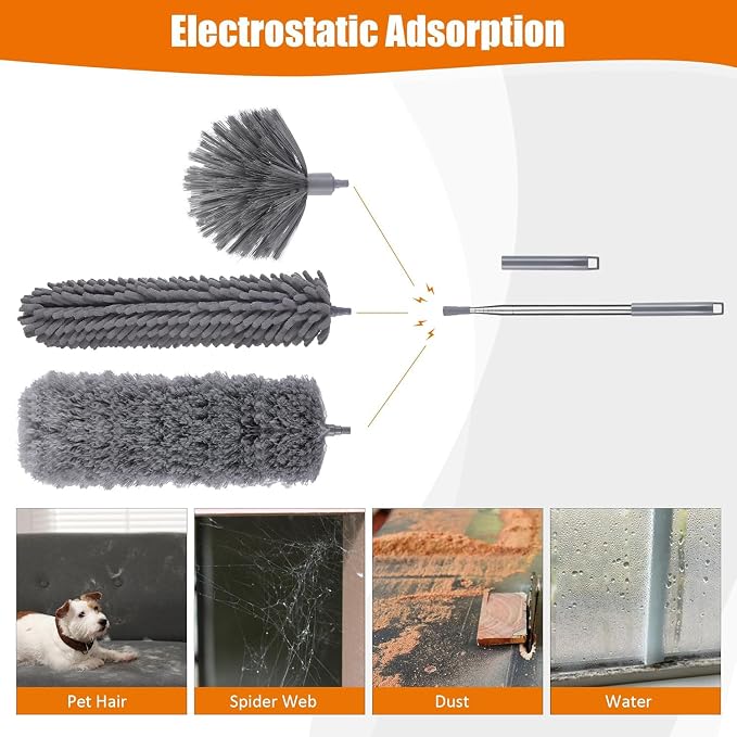 4 Pcs Microfiber Cobweb Duster - Image 3