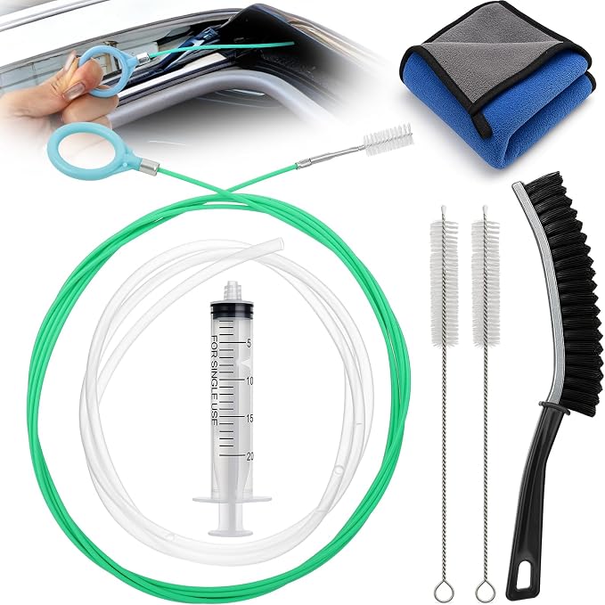 XANGNIER Upgraded Auto Sunroof Drain Cleaning Tool, 118in Extra Long Flexible by XANGNIER