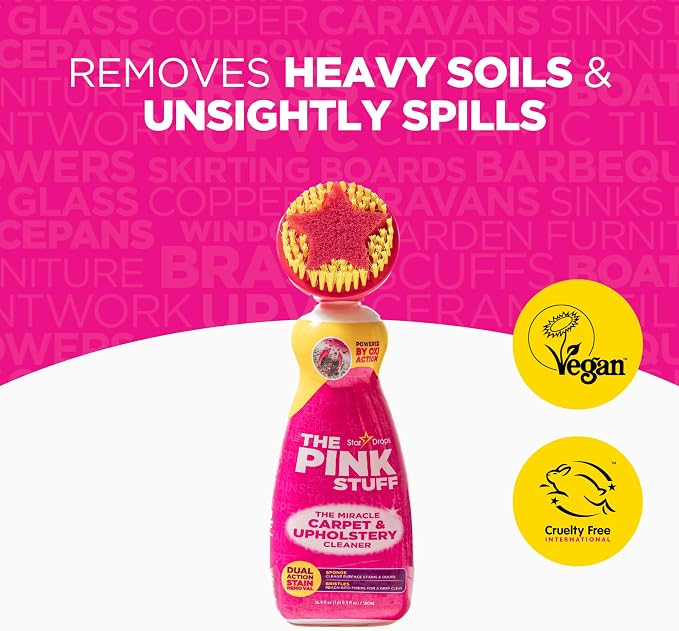 The Pink Stuff Carpet & Upholstery Stain Remover, Oxi Cleaner - Image 3