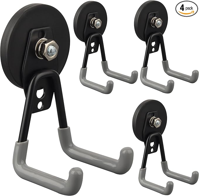 ULIBERMAGNET Heavy Duty Magnetic Hooks, Strong Large Magnet Hooks by ULIBERMAGNET