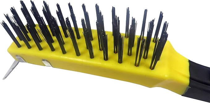 ALLWAY SB411 Soft-Grip Carbon Steel Wire Brush - Image 4