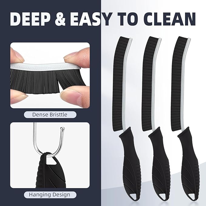 Hard Bristle Crevice Cleaning Brush - Image 3