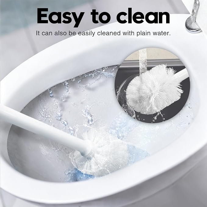2 Pack Toilet Brush and Holder Set, Toilet Bowl Brush - Image 7