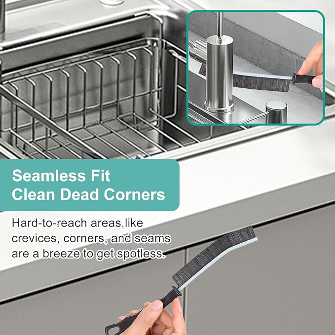 Crevice Cleaning Brush, New Multifunctional Gap Cleaning Brush Tool, Thin Scrub - Image 4