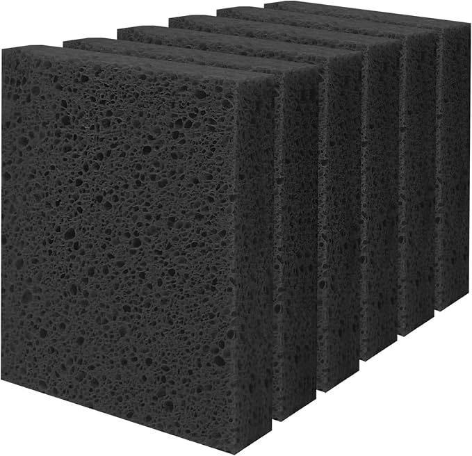 Cellulose Sponges, Large Size 4" x 6" x 1" by Mainlyrunmakeupsuppliers