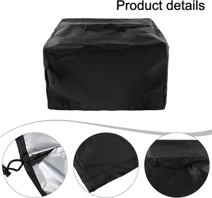 Oven Air Fryer Cover, 420D Oxford Fabric, Heat-Resistant Waterproof Dust-Proof Protector, Compatible with Breville Smart Oven Air Fryers, Black, 50x40x32cm