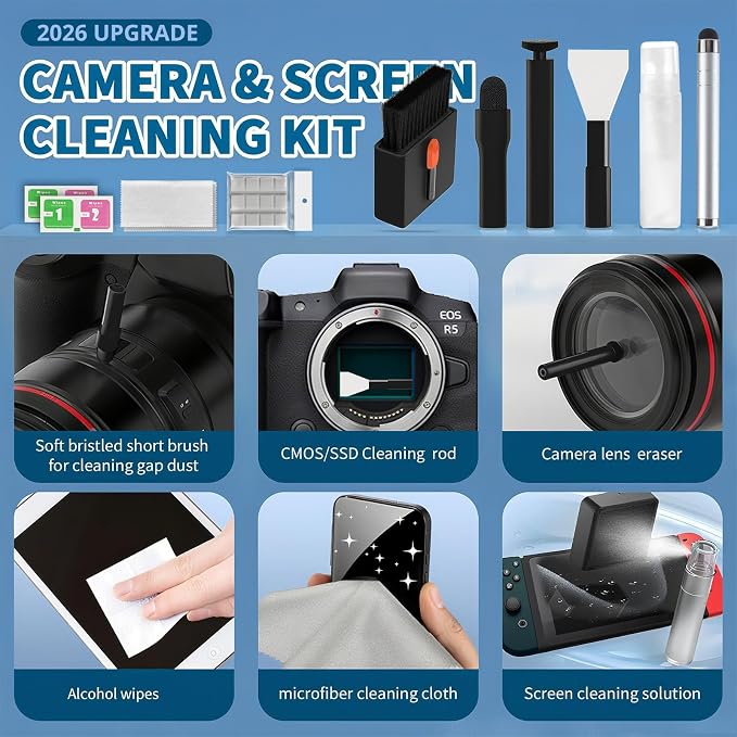 2026 Upgrade Phone Cleaning Kit 57PCS, iPhone Cleaning Kit, Airbud Cleaning Kit - Image 6